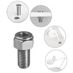 UCHWYT LAMPY-LUPY TUBE INOX - Uchwyt do mocowania lampy-lupy na biurko